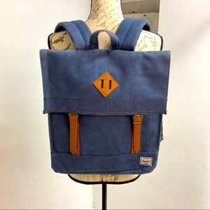 HERSCHEL denim backpack brand new RARE